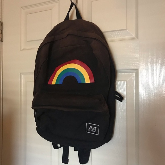 vans rainbow backpack